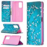For Xiaomi Mi 10T / 10 Pro Colored Drawing Pattern Invisible Magnetic Horizontal Flip PU Leather Case with Holder & Card Slots & Wallet(Plum Blossom)