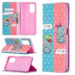 For Xiaomi Mi 10T / 10 Pro Colored Drawing Pattern Invisible Magnetic Horizontal Flip PU Leather Case with Holder & Card Slots & Wallet(Elephant)