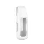 For Fitbit Inspire 2 Steel Sheet Silicone Protective Clip Case Cover(White)