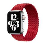 Single-turn Nylon Woven Watch Band For Apple Watch Series 7 41mm / 6 & SE & 5 & 4 40mm / 3 & 2 & 1 38mm, Size:S(Red)
