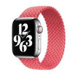 Single-turn Nylon Woven Watch Band For Apple Watch Series 7 41mm / 6 & SE & 5 & 4 40mm / 3 & 2 & 1 38mm, Size:L(Pink)