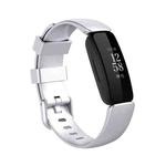 For Fitbit Inspire 2 TPE Watch Band, Size:S(Silver)