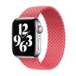 Single-turn Nylon Woven Watch Band For Apple Watch Series 7 45mm / 6 & SE & 5 & 4 44mm / 3 & 2 & 1 42mm, Size:M(Pink)
