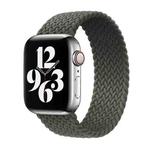 Single-turn Nylon Woven Watch Band For Apple Watch Ultra 49mm / Series 8&7 45mm / SE 2&6&SE&5&4 44mm / 3&2&1 42mm, Size:L(Green)