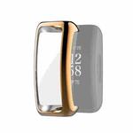 For Fitbit Inspire 2 Full Coverage TPU Protective Case Cover(Rose Gold)