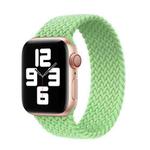 Nylon Single-turn Braided Watch Band For Apple Watch Series 9&8&7 41mm / SE 3&SE 2&6&SE&5&4 40mm / 3&2&1 38mm, Length:M 145mm (Pistachio Green)