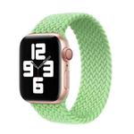 Nylon Single-turn Braided Watch Band For Apple Watch Ultra 49mm / Series 8&7 45mm / SE 2&6&SE&5&4 44mm / 3&2&1 42mm, Length:M 155mm (Pistachio Green)