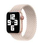 Nylon Single-turn Braided Watch Band For Apple Watch Ultra 49mm / Series 8&7 45mm / SE 2&6&SE&5&4 44mm / 3&2&1 42mm, Length:M 155mm (Starlight)