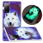 For Samsung Galaxy S20 FE Luminous TPU Mobile Phone Protective Case(Star Wolf)