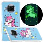 For Xiaomi Mi 10T Lite 5G Luminous TPU Mobile Phone Protective Case(Star Unicorn)