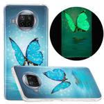 For Xiaomi Mi 10T Lite 5G Luminous TPU Mobile Phone Protective Case(Butterfly)