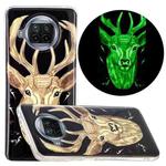 For Xiaomi Mi 10T Lite 5G Luminous TPU Mobile Phone Protective Case(Deer Head)