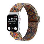 Metal Japanese Buckle Elastic Nylon Watch Band For Apple Watch Series 7 45mm / 6 & SE & 5 & 4 44mm / 3 & 2 & 1 42mm(1)