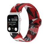Metal Japanese Buckle Elastic Nylon Watch Band For Apple Watch Series 7 41mm / 6 & SE & 5 & 4 40mm / 3 & 2 & 1 38mm(10)