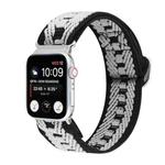 Metal Japanese Buckle Elastic Nylon Watch Band For Apple Watch Series 7 41mm / 6 & SE & 5 & 4 40mm / 3 & 2 & 1 38mm(21)