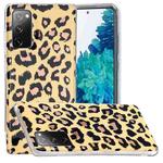 For Samsung Galaxy S20 FE Electroplating TPU Phone Protective Case(Leopard Texture)