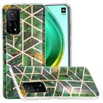 For Xiaomi Mi 10T 5G & 10T Pro 5G Electroplating TPU Phone Protective Case(Green Diamond)