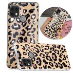 For Xiaomi Redmi 9C Electroplating TPU Phone Protective Case(Leopard Texture)