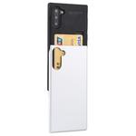 For Galaxy Note 10 MERCURY GOOSPERY SKY SLIDE BUMPER TPU + PC Case with Card Slot(Silver)