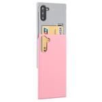 For Galaxy Note 10 MERCURY GOOSPERY SKY SLIDE BUMPER TPU + PC Case with Card Slot(Pink)