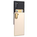 For Galaxy Note 10 MERCURY GOOSPERY SKY SLIDE BUMPER TPU + PC Case with Card Slot(Gold)