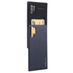 For Galaxy Note 10+ MERCURY GOOSPERY SKY SLIDE BUMPER TPU + PC Case with Card Slot(Black)