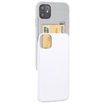 For iPhone 11 MERCURY GOOSPERY SKY SLIDE BUMPER TPU + PC Case with Card Slot(White)