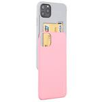 For iPhone 11 Pro MERCURY GOOSPERY SKY SLIDE BUMPER TPU + PC Case with Card Slot(Pink)