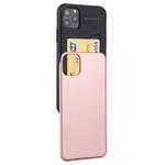 For iPhone 11 Pro MERCURY GOOSPERY SKY SLIDE BUMPER TPU + PC Case with Card Slot(Rose Gold)