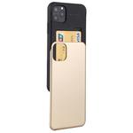 For iPhone 11 Pro MERCURY GOOSPERY SKY SLIDE BUMPER TPU + PC Case with Card Slot(Gold)