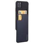 For iPhone 11 Pro Max MERCURY GOOSPERY SKY SLIDE BUMPER TPU + PC Case with Card Slot(Black)