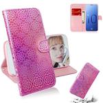 For Galaxy S10 Solid Color Colorful Magnetic Buckle Horizontal Flip PU Leather Case with Holder & Card Slots & Wallet & Lanyard(Pink)