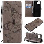 For Motorola Moto G 5G Plus 3D Butterflies Embossing Pattern Horizontal Flip Leather Case with Holder & Card Slot & Wallet(Gray)