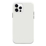 For iPhone 12 mini Business Style PU + PC Protective Case (White)
