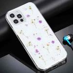 For iPhone 11 Pro Max Gypsophila Flowers Pattern TPU Protective Case (Purple)
