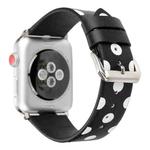 Fashion Dot Series Watch Band For Apple Watch Ultra 49mm / Series 8&7 45mm / SE 2&6&SE&5&4 44mm / 3&2&1 42mm(Black White)