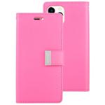 For iPhone 11 Pro MERCURY GOOSPERY RICH DIARY Crazy Horse Texture Horizontal Flip Leather Case  with Holder & Card Slots & Wallet(Rose Red)
