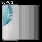 For OnePlus Nord N10 5G 50 PCS 0.26mm 9H 2.5D Tempered Glass Film