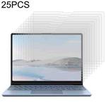 For Surface Laptop Go 25 PCS 9H HD Explosion-proof Tempered Glass Film