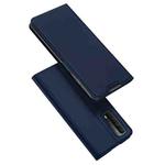 For Huawei P Smart (2021) DUX DUCIS Skin Pro Series Horizontal Flip PU + TPU Leather Case with Holder & Card Slots(Blue)