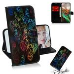 Colored Drawing Pattern Colorful Magnetic Buckle Horizontal Flip PU Leather Case with Holder & Card Slots & Wallet & Lanyard For Galaxy Note 10 / 10 5G(Butterfies)