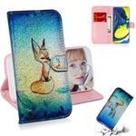 Colored Drawing Pattern Colorful Magnetic Buckle Horizontal Flip PU Leather Case with Holder & Card Slots & Wallet & Lanyard For Galaxy A80 / A90(Fox)