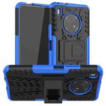 For Huawei Enjoy 20 Plus 5G / Y9a Tire Texture Shockproof TPU+PC Protective Case with Holder(Blue)