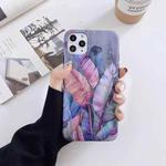 For iPhone 12 / 12 Pro Painted IMD Matte TPU Phone Protective Case(Firebird Leaf)