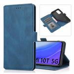 For Xiaomi Mi 10T 5G Retro Magnetic Closing Clasp Horizontal Flip Leather Case with Holder & Card Slots & Photo Frame & Wallet(Blue)