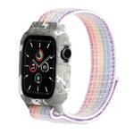 Nylon Wrist Strap Watch Band For Apple Watch Ultra 49mm / Series 8&7 45mm / SE 2&6&SE&5&4 44mm / 3&2&1 42mm(Colorful)