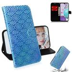 For LG K31 / Aristo 5 Solid Color Colorful Magnetic Buckle Horizontal Flip PU Leather Case with Holder & Card Slots & Wallet & Lanyard(Sky Blue)