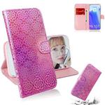 For Xiaomi Mi 10T Pro 5G / 10T 5G Solid Color Colorful Magnetic Buckle Horizontal Flip PU Leather Case with Holder & Card Slots & Wallet & Lanyard(Pink)