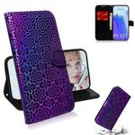 For Xiaomi Mi 10T Pro 5G / 10T 5G Solid Color Colorful Magnetic Buckle Horizontal Flip PU Leather Case with Holder & Card Slots & Wallet & Lanyard(Purple)