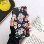 Painting Flower PC Phone Protective Case For iPhone 11(Ink Flower)